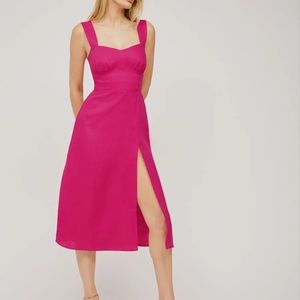 Reformation Seaside Linen Dress | 2 | NWT